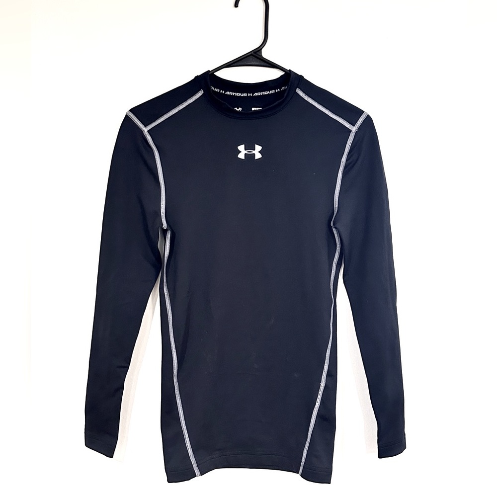Under Armour Coldgear Long Sleeve Shirt Black Small